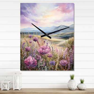 Arnaz - Thistle Very Large Wall Clocks