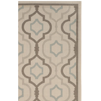 Tapis d'intérieur / extérieur à motif géométrique Herefordshire Performance