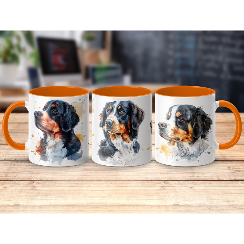 Ceramic Coffee Mug, Orange