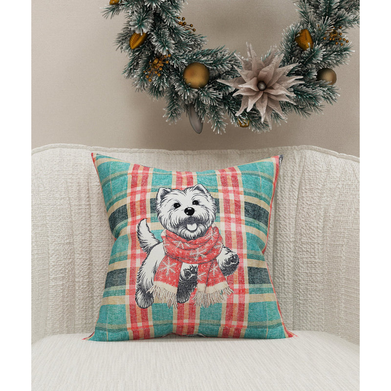 Coussin Vibhsa Christmas Dog 20 x 20