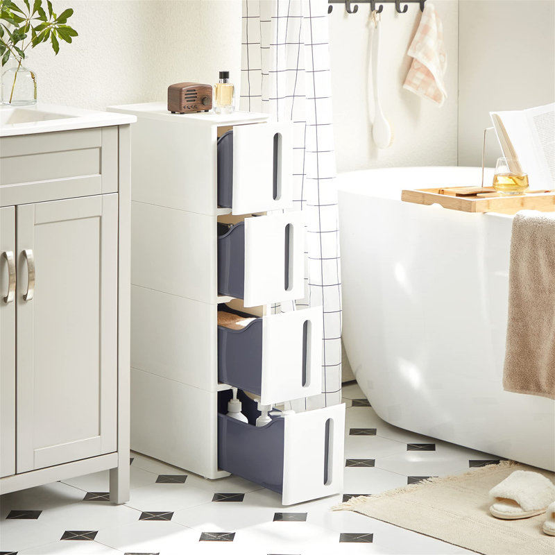 Amatullah Plastic / Acrylic Mounting / Installation Required Bathroom Cabinet