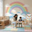 Papier peint pastel arc-en-ciel amovible nuage fantaisiste-1440351126-1440351144