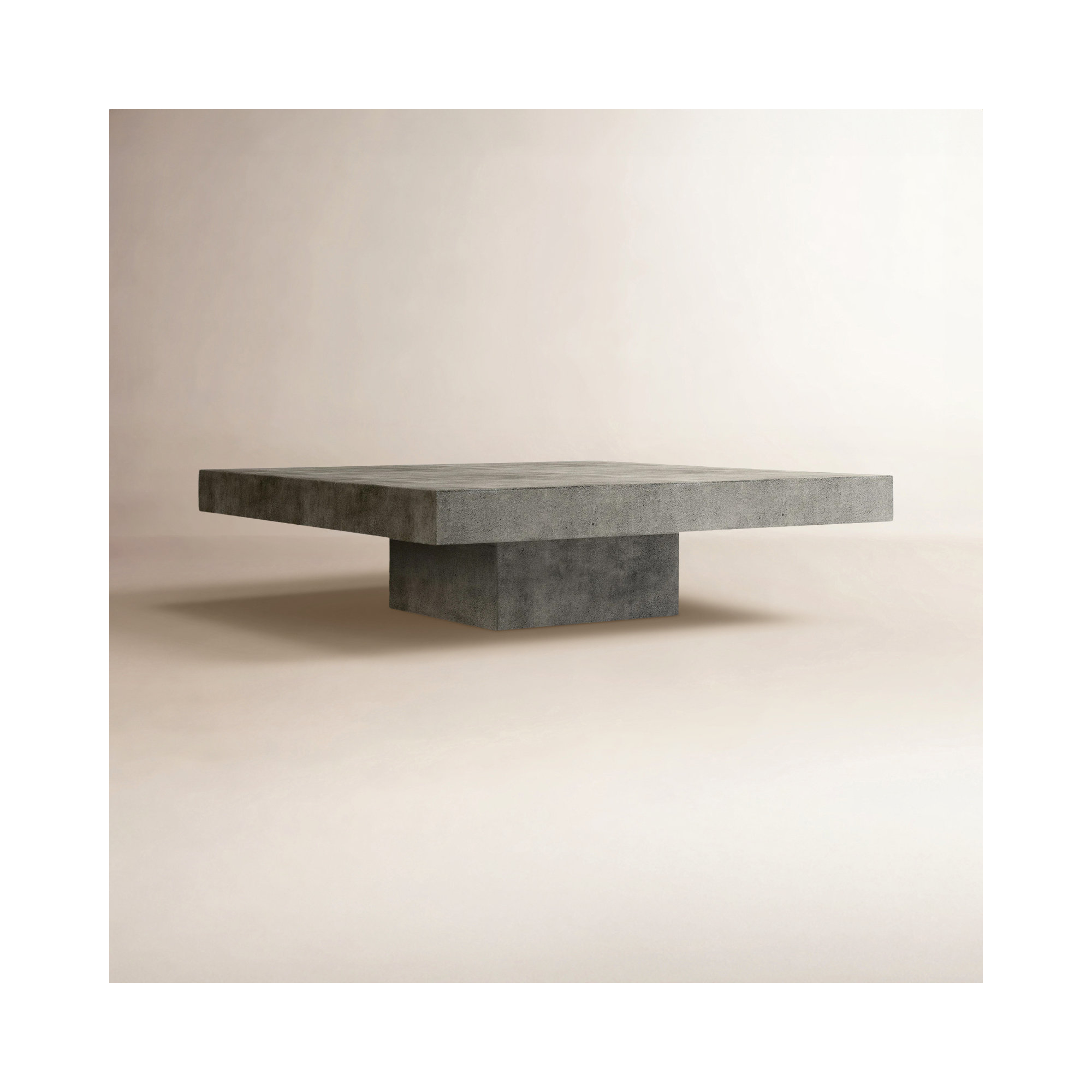 Dove Pedestal Coffee Table