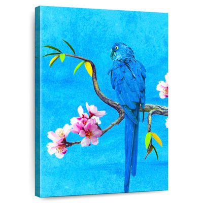 Brampt printemps oiseau et fleur