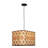 Ikat Elegance Bamboo Pendant Lamp