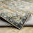 DiBernardo Machine Washable Performance Non-Skid Blue/Green/Gold Rug Mat-583664501