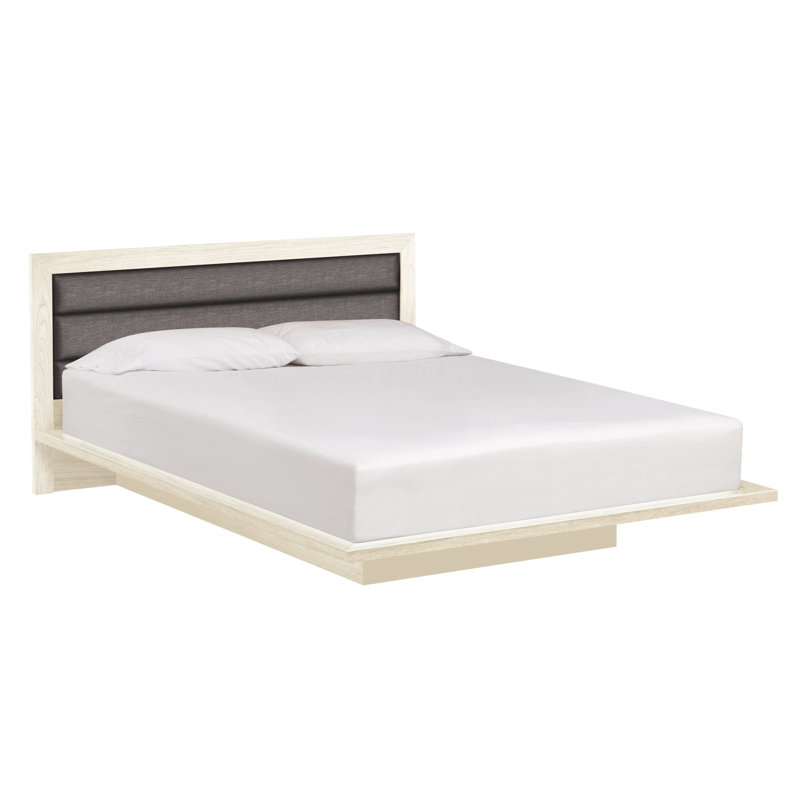 Moduluxe Upholstered Bed, Autumn Cherry, Queen, Sterling Fabric