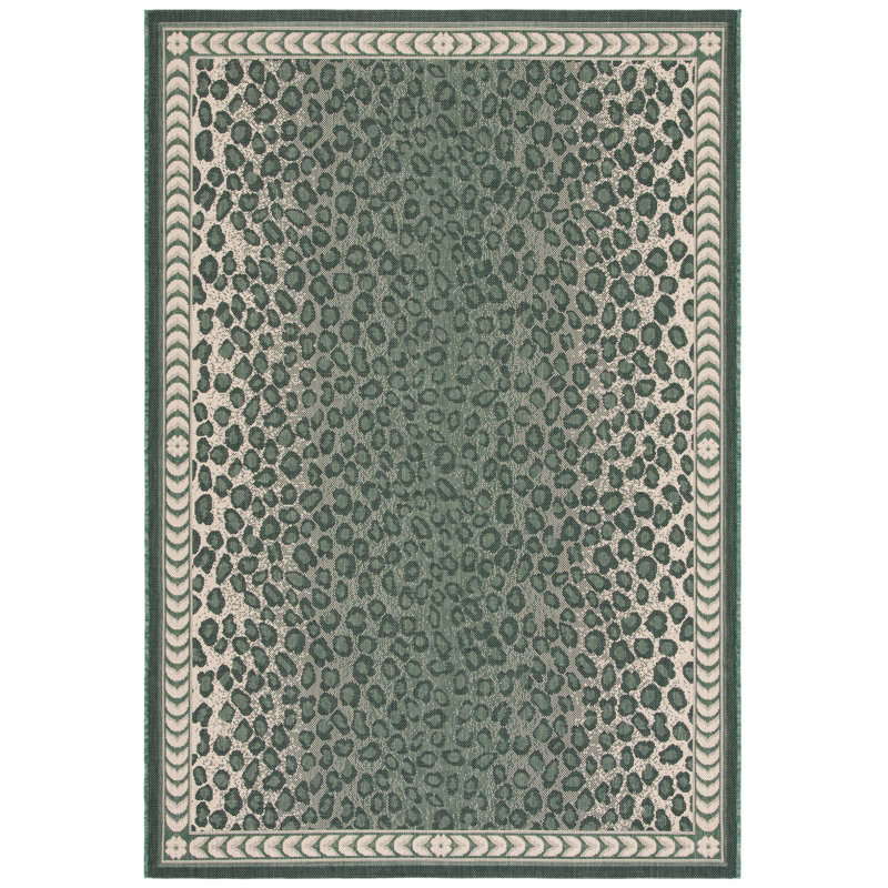 Emeral Performance Animal Print Indoor/Outdoor Area Rug, Rectangle 6'7" x 9'6"
