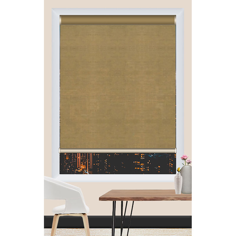 Rideau roulant obscurcissant Sherill, Jaune, L 73 po x L 60 po