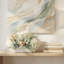 Spring Centerpiece with Hydrangeas, Eucalyptus and Pampas
