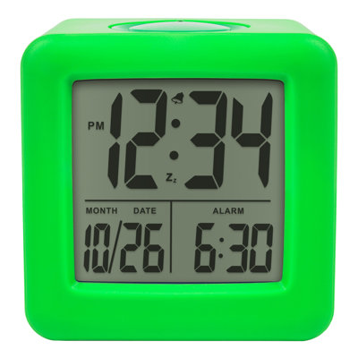 Réveille-matin numérique en silicone avec rétroéclairage à la demande