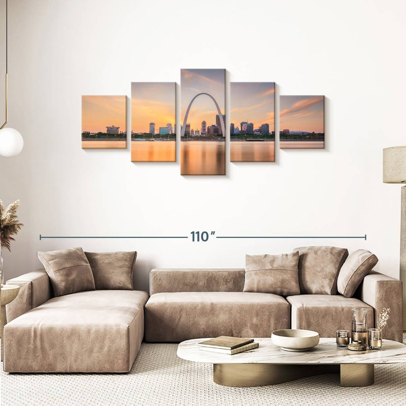 Senne St. Louis Sundown, H 36 po x l 80 po