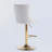 Thick Golden Swivel Velvet Barstools Adjusatble Seat Height from 27-35 Inch-845881996-854029288-851861296