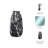 Decorative Home Decor Glass Vase with Abstract Pattern - Artistic Tall Flower Vase for Office Accent, Living Room Decor, or Table Styling - Gray-86308748