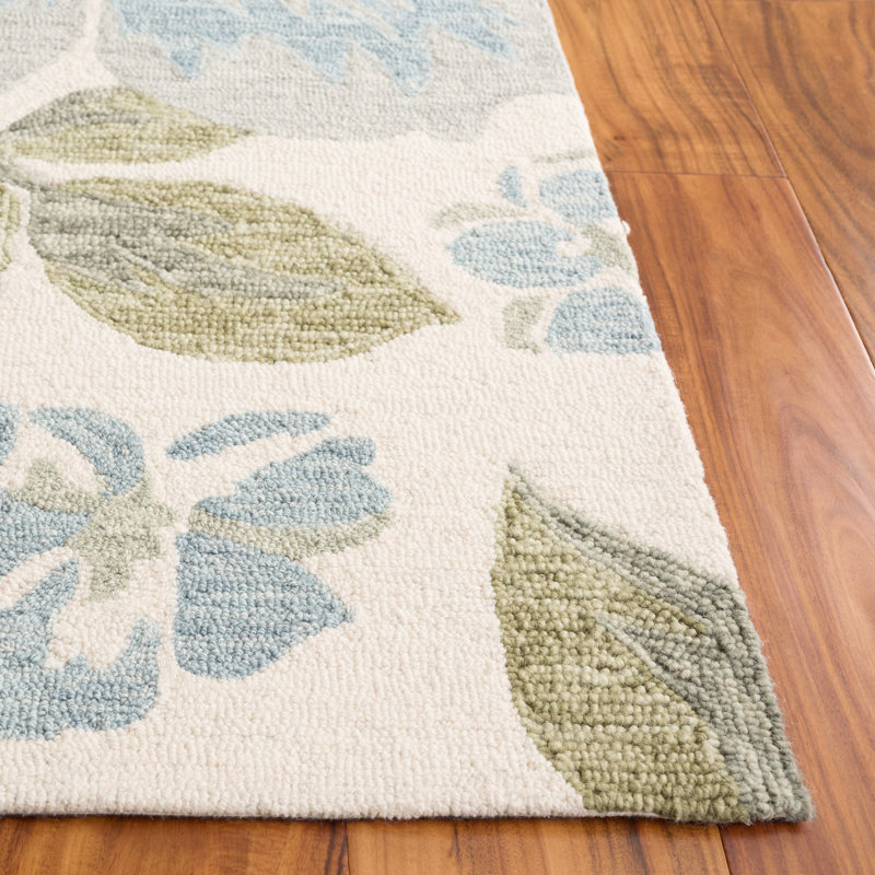 Jardin Hand Tufted Wool; Cotton Floral Indoor Rug, Runner 2'3" x 8'