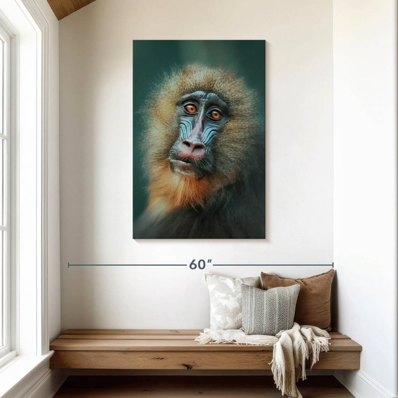 Monkey Close Up, 45" H x 30" W
