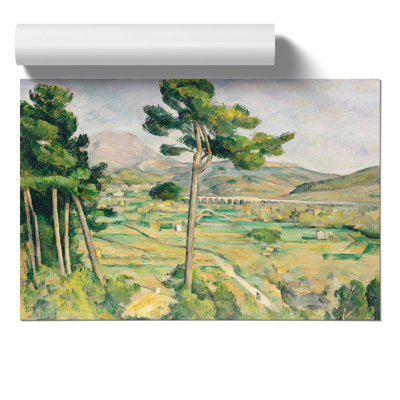 Mont Sainte-Victoire Viaduct by Paul Cezanne - No Frame Painting