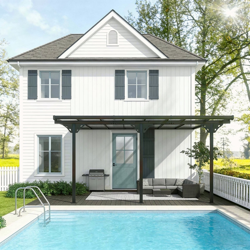 Wall-Mounted Pergola,Outdoor Pergola