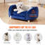 Tucker Murphy Pet™ Pet Sofa, Dog Couch for Medium-Sized Dogs and Cats, Soft Velvety Dog Sofa Bed-1411579663-1411579662