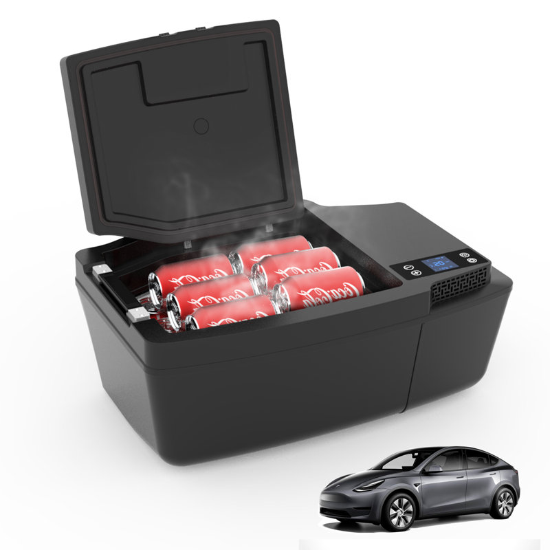 Car Refrigerator for Tesla Model 3, Portable Freezer Designed with APP Control