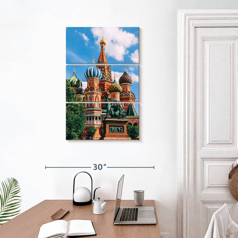 Lilie Vasily The Blessed Cathedral, 32" H x 20" W