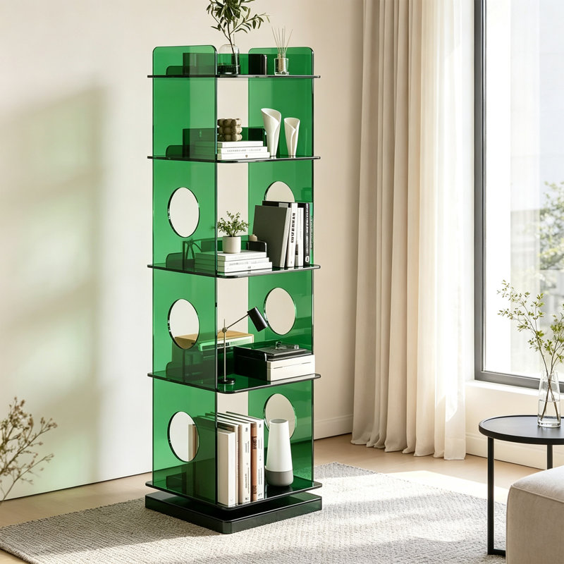 Tablette verticale verticale en acrylique, Green