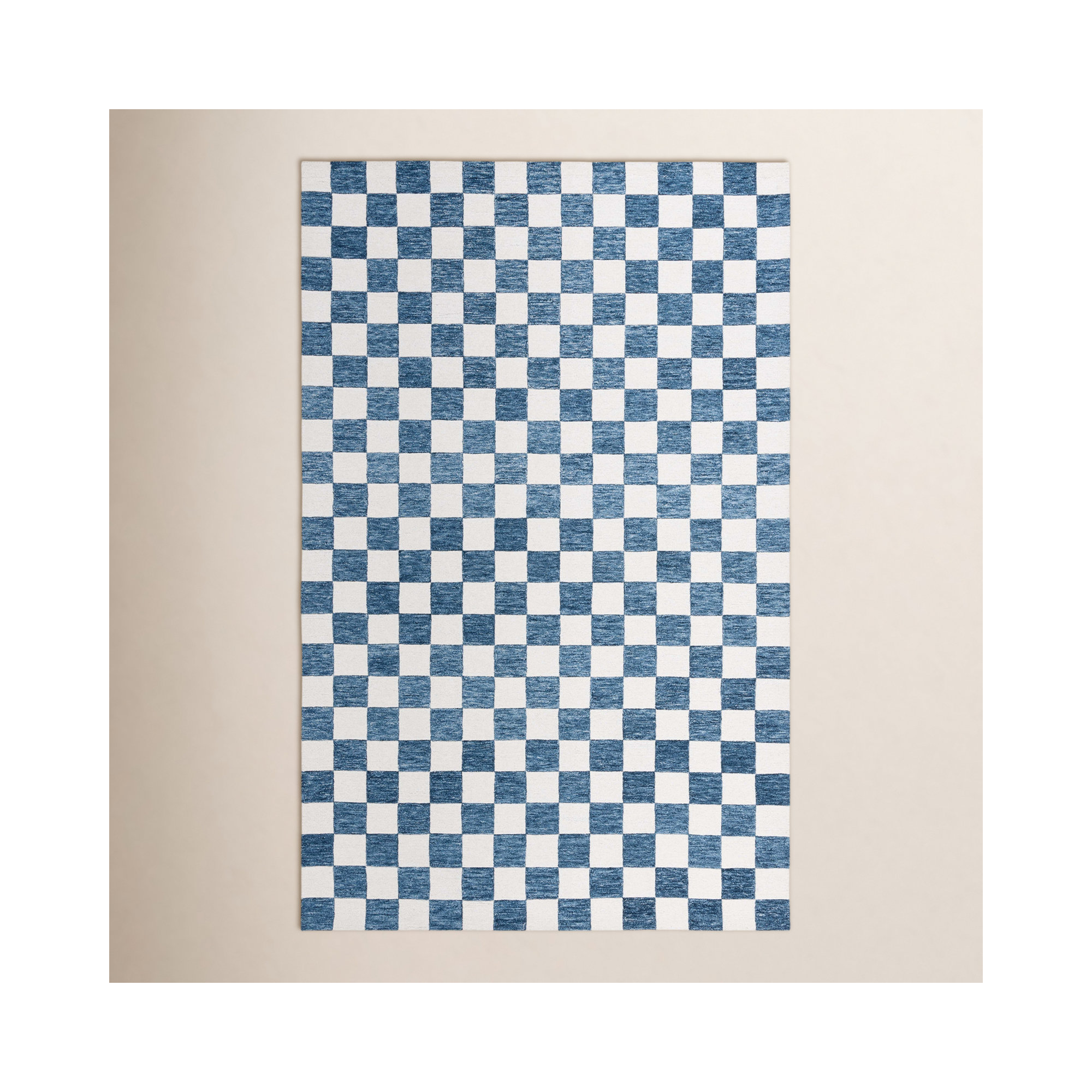 Freemont Area Rug In Blue/Ivory, Rectangle 8' x 10'