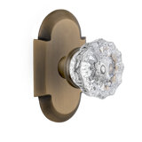 Cottage Plate with Crystal Door Knob