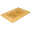 Tapis jaune / vert / ivoire noué à la main Trennen Mogul 6 pi 3 po x 9 pi 2 po