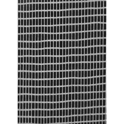 Tapis de zone noire à motifs