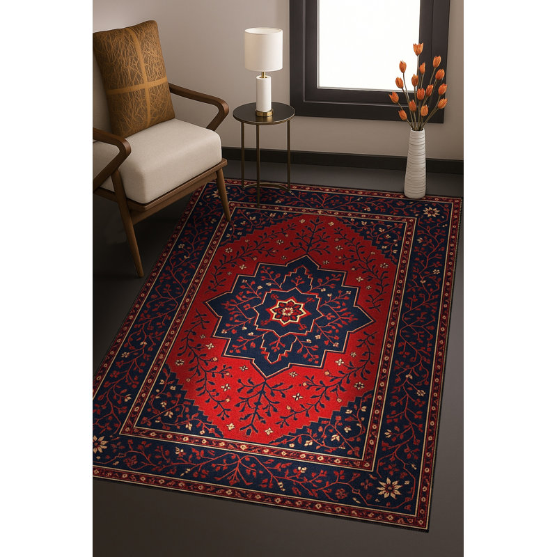 Tapis tissé crème Mosso, 3'3" x 4'11"
