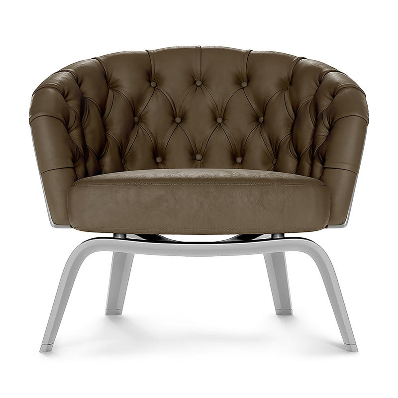 Tissu doux nauga, Velours brun