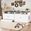  Grande chambre à lit double pour chat avec lit escamotable 63 po Haixin