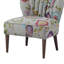 Fauteuil de chambre à avec capitonnage vertical Korey-51308315