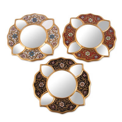 Ensemble de miroirs muraux 3 pièces Cesari