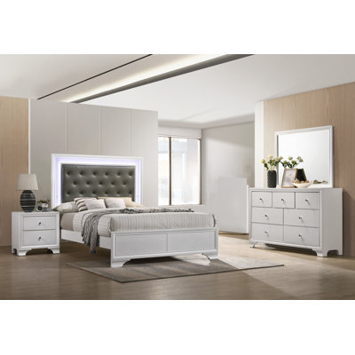 Birgit 5-2_LED Upholstered Panel Bedroom Set -  Red Barrel StudioÂ®, AFBF252955454622A837D596040A50E6