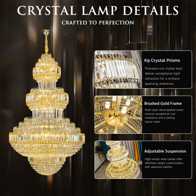 51 - Light Crystal Chandelier
