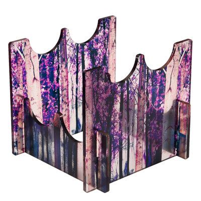 Wine Bottle Rack in Purple