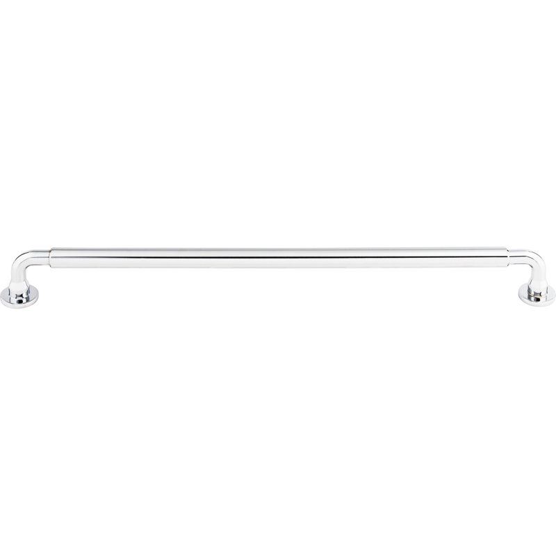 Lily Bar Pull, Polished Chrome, 12" Center to Center