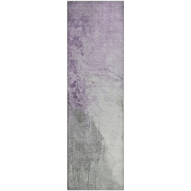Premium Machine Washable Stallings AMF1842 Abstract Rug, Runner 2'3" x 7'6"