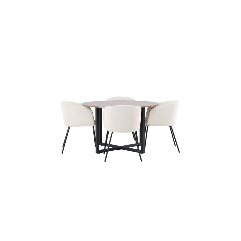Benedick 4 - Person Dining Set