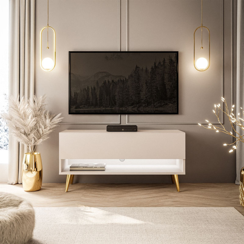 Aaleia Calante RTV Cabinet, Cashmere