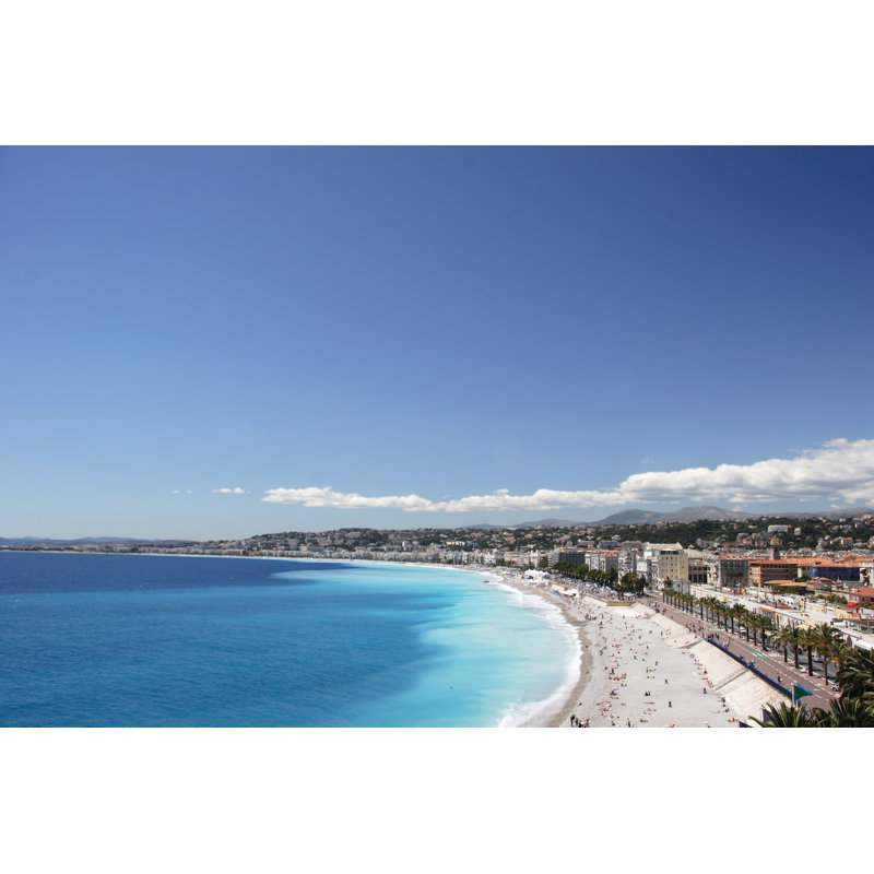 Nice Coastline 1 Piece Wrapped Canvas Wall Art, 30cm H x 46cm W x 3.8cm D