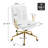 24" W Swivel Upholstered PU Office Chair-1376615208