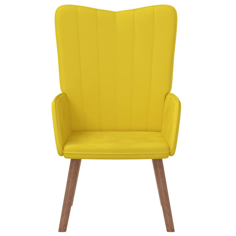  Fauteuil relax jaune moutarde, Jaune