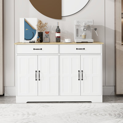 Buffet 47,95 "avec 2 tiroirs Farmhouse Buffet