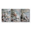 Sea and Shore  Series  LV  -Set Of 3 Gallery Wrapped Canvas -Ready to Hang-12858141