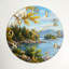 Paysage avec horloge murale moderne en verre-125045456