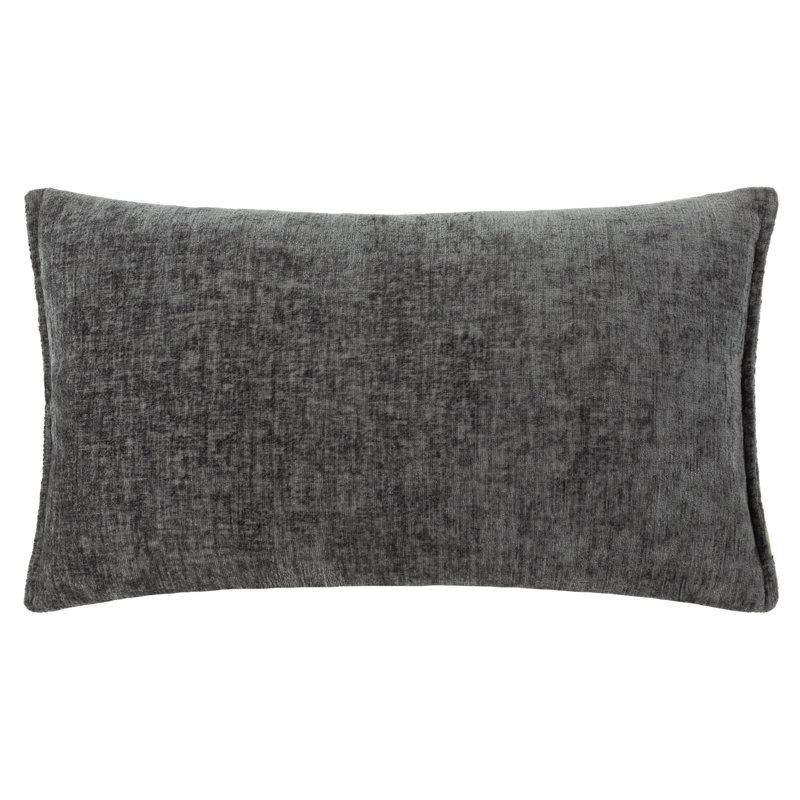 Raneem Rectangular Throw Cushion, Charcoal