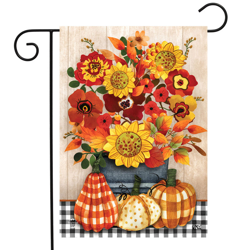 Drapeau de jardin bouquet d'automne